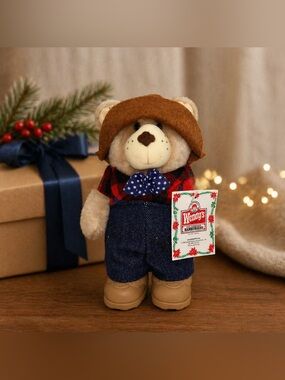 1986 Farrell Furskin Wendy’s Holiday Country Farmer Look Bear